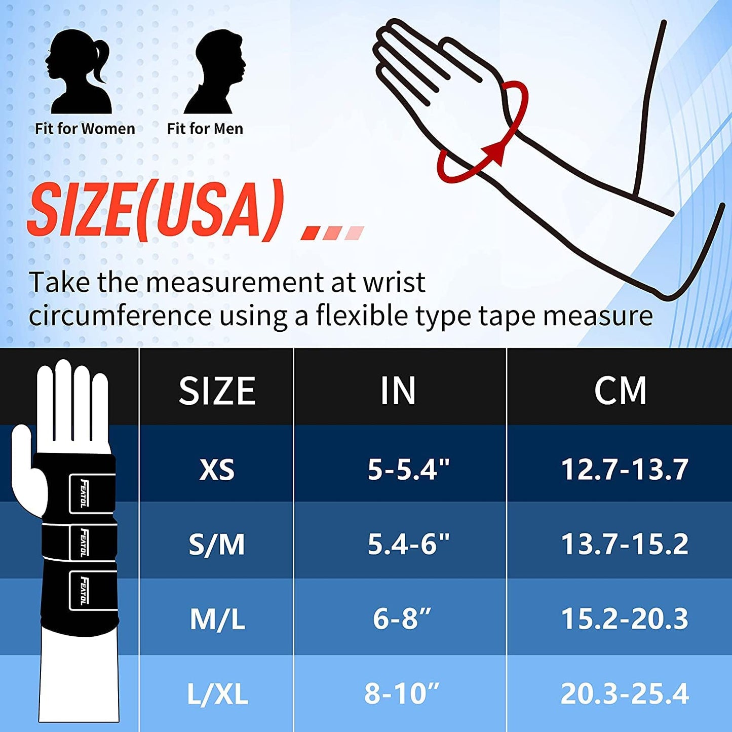 Wrist Brace, FSA HSA Eligible Hand Brace, Carpal Tunnel Wrist Splint Night Support for Women Men, Pain Relief Support -Tendonitis, Arthritis, Sprain, Right Hand, Medium/Large